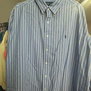Ralph Lauren Blake 100% Cotton Long Sleeve Button up Shirt - Size XXL